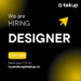 Tekup is hiring for the position of Designer