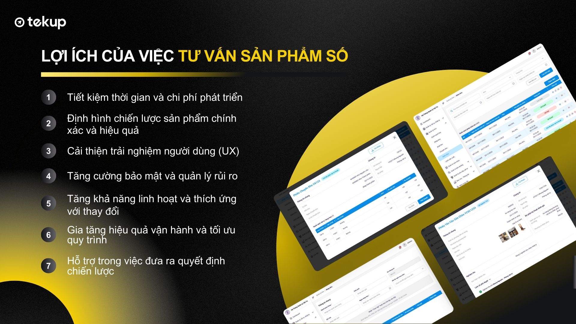 Lợi ích của việc tư vấn sản phẩm số