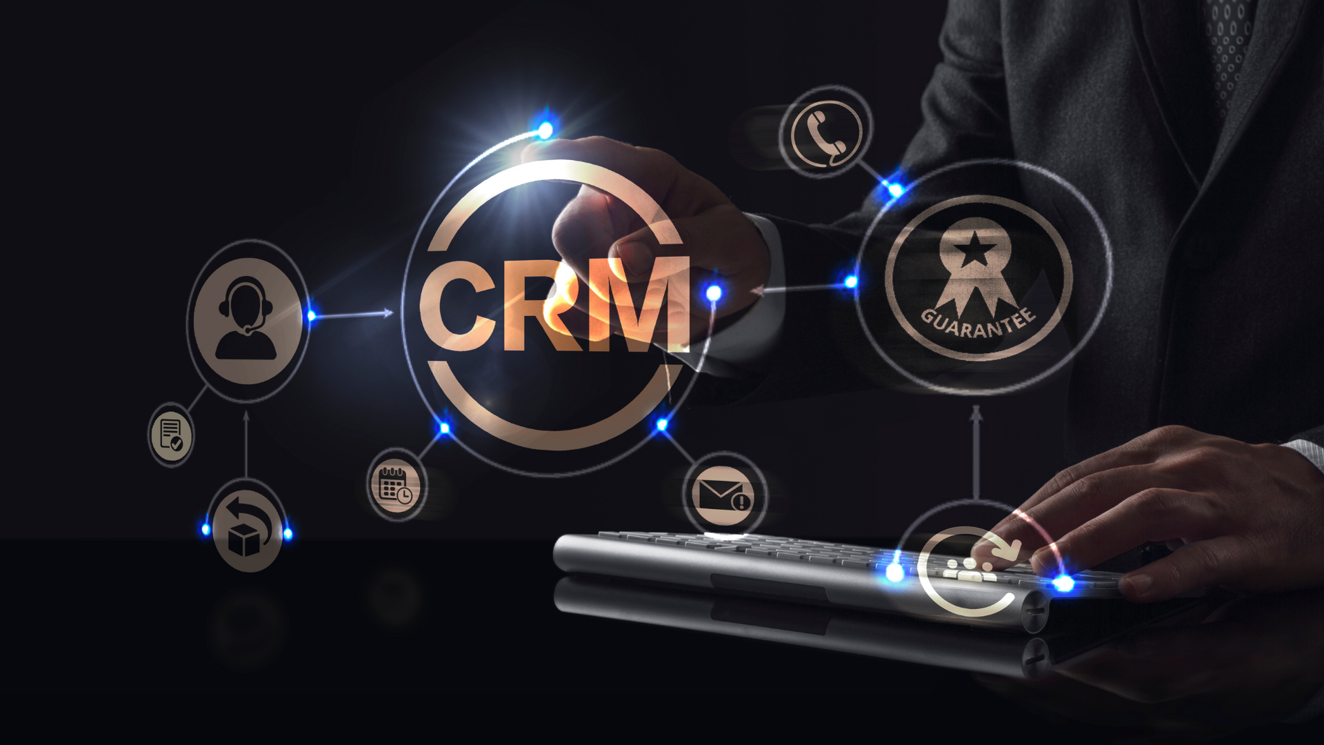 CRM systems allow businesses to store detailed customer information