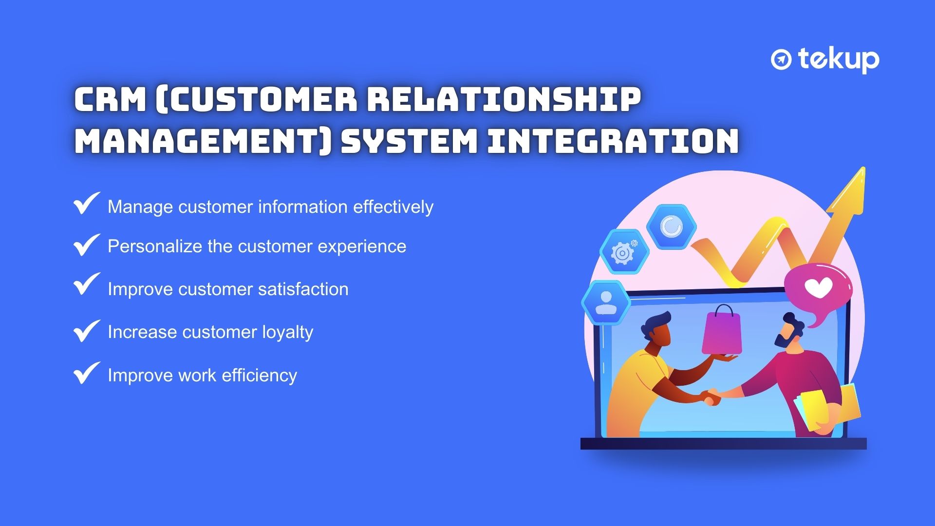 CRM systems provide the data needed to personalize the customer experience.