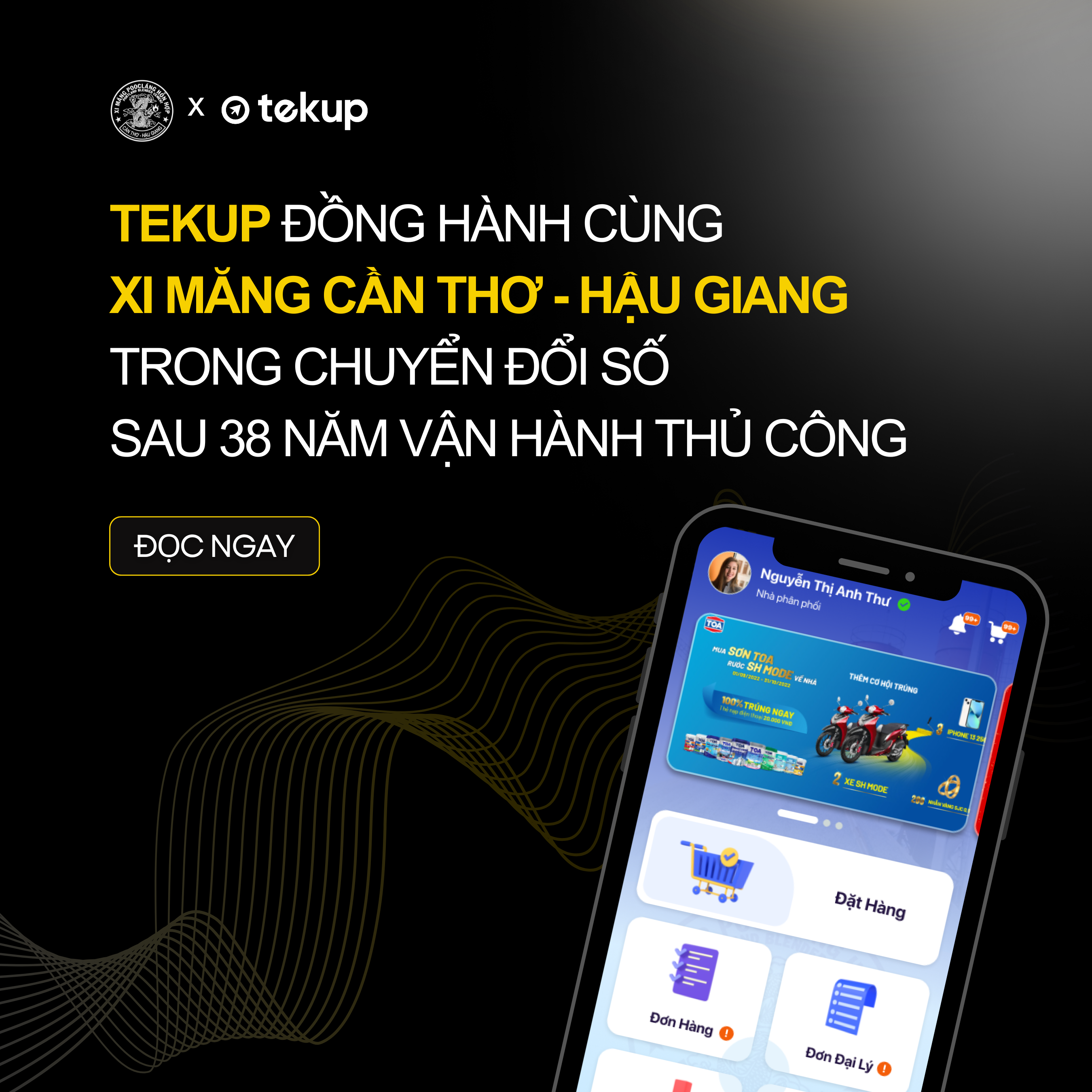 HÀNH TRÌNH TEKUP ĐỒNG HÀNH CHUYỂN ĐỔI SỐ DOANH NGHIỆP XI MĂNG HẬU GIANG SAU 38 NĂM VẬN HÀNH THỦ CÔNG