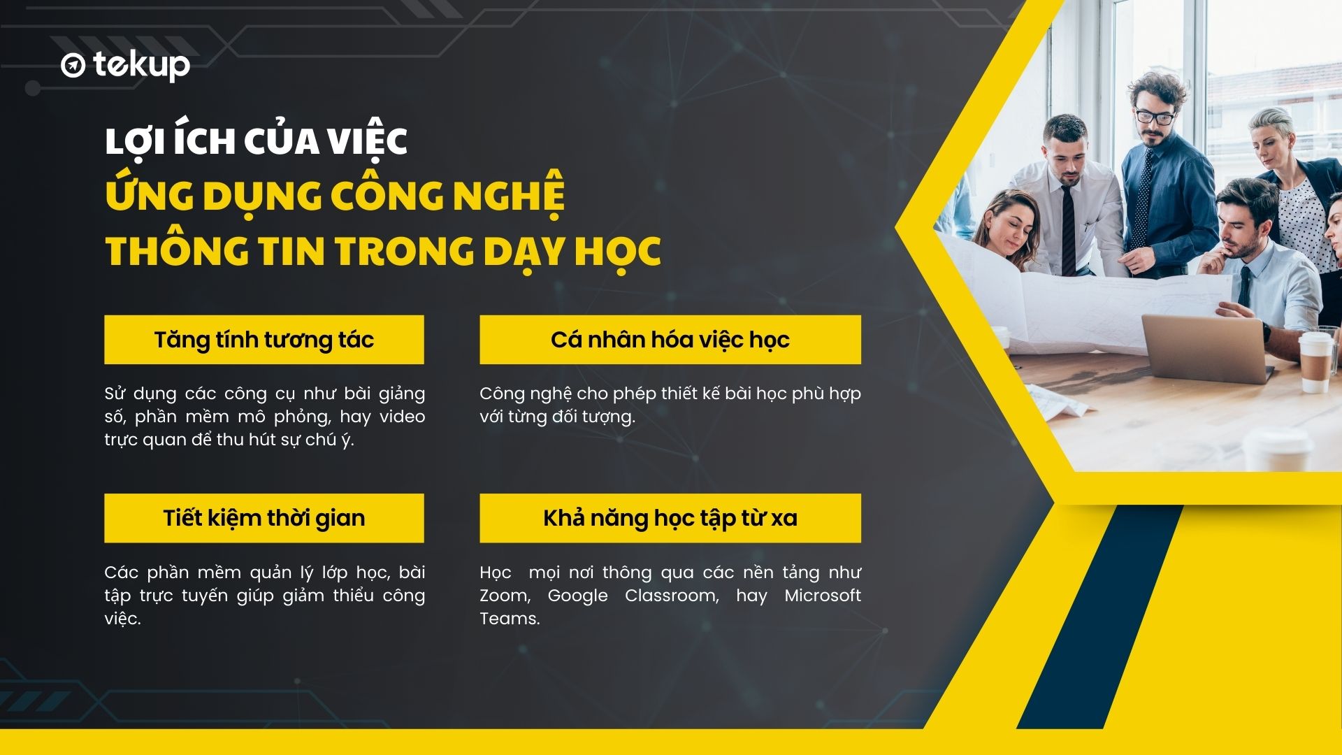 Lợi ích của việc ứng dụng công nghệ thông tin trong dạy học