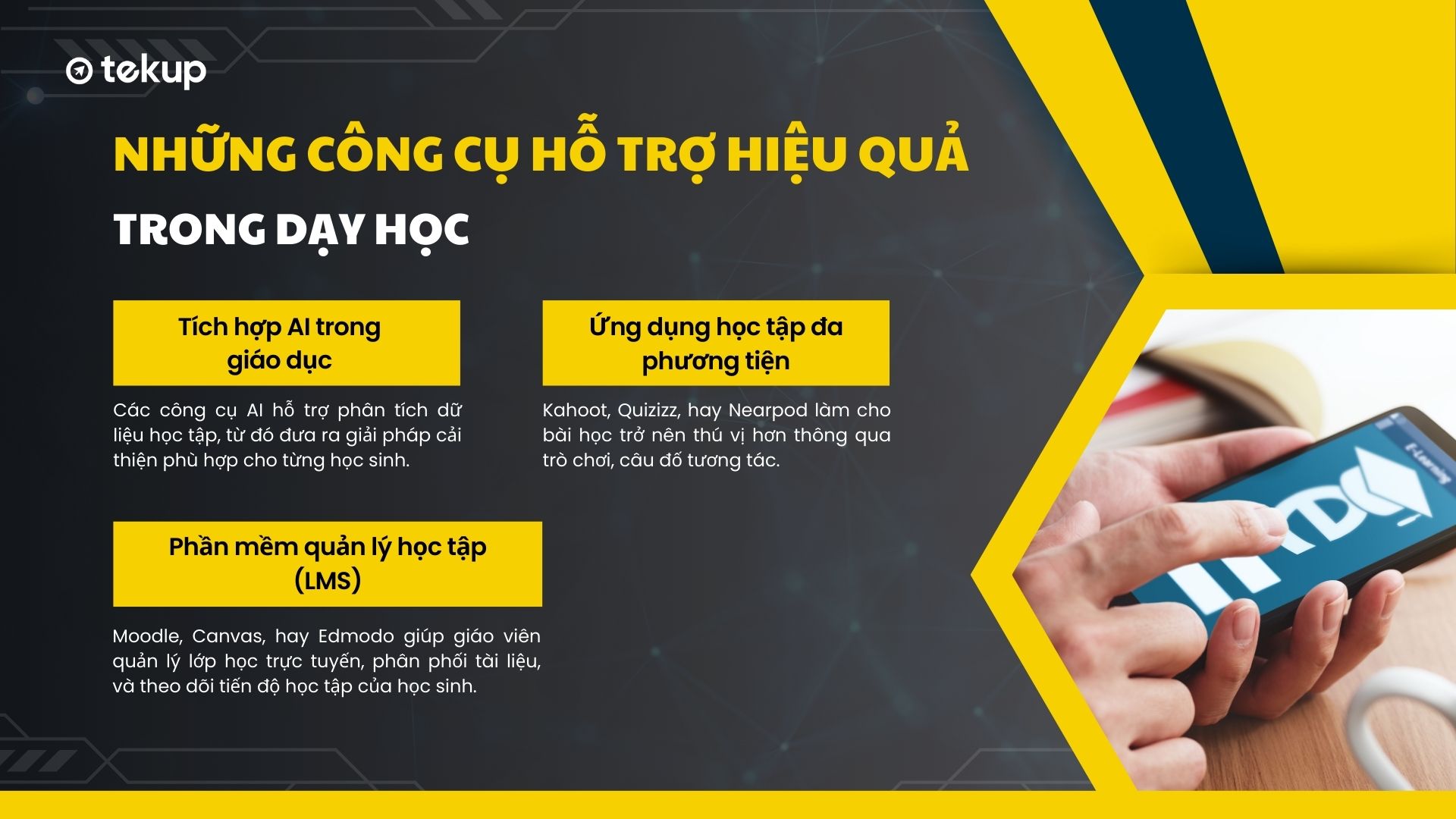 Những công cụ hỗ trợ hiệu quả trong dạy học