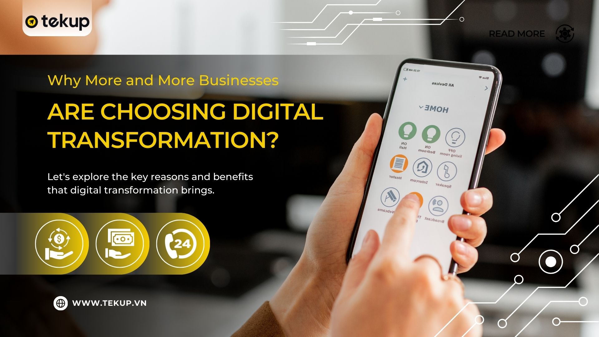 Digital transformation is becoming the top choice for businesses.