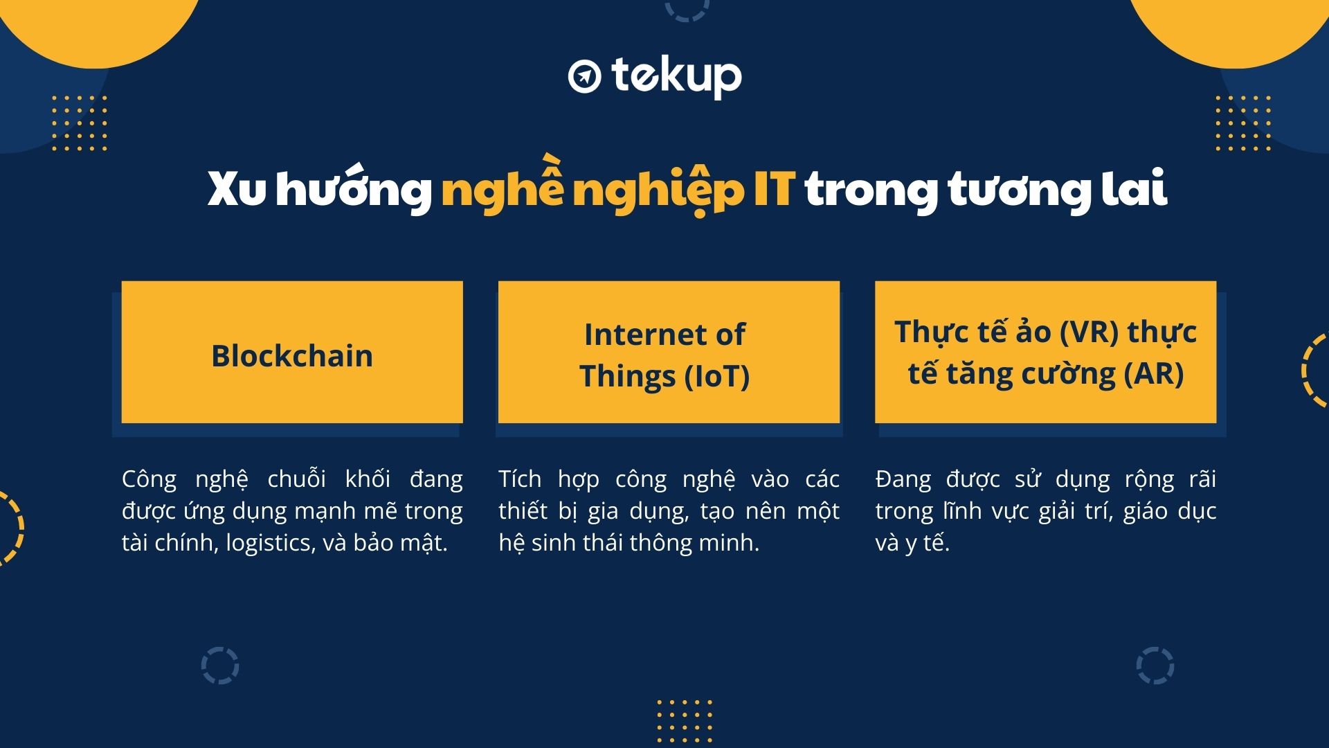 Một số xu hướng nghề nghiệp IT tiềm năng trong tương lai