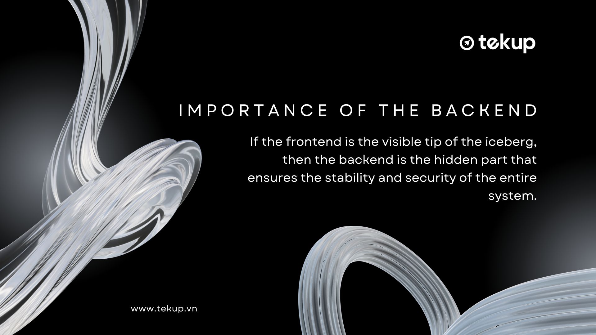 Importance of the Backend