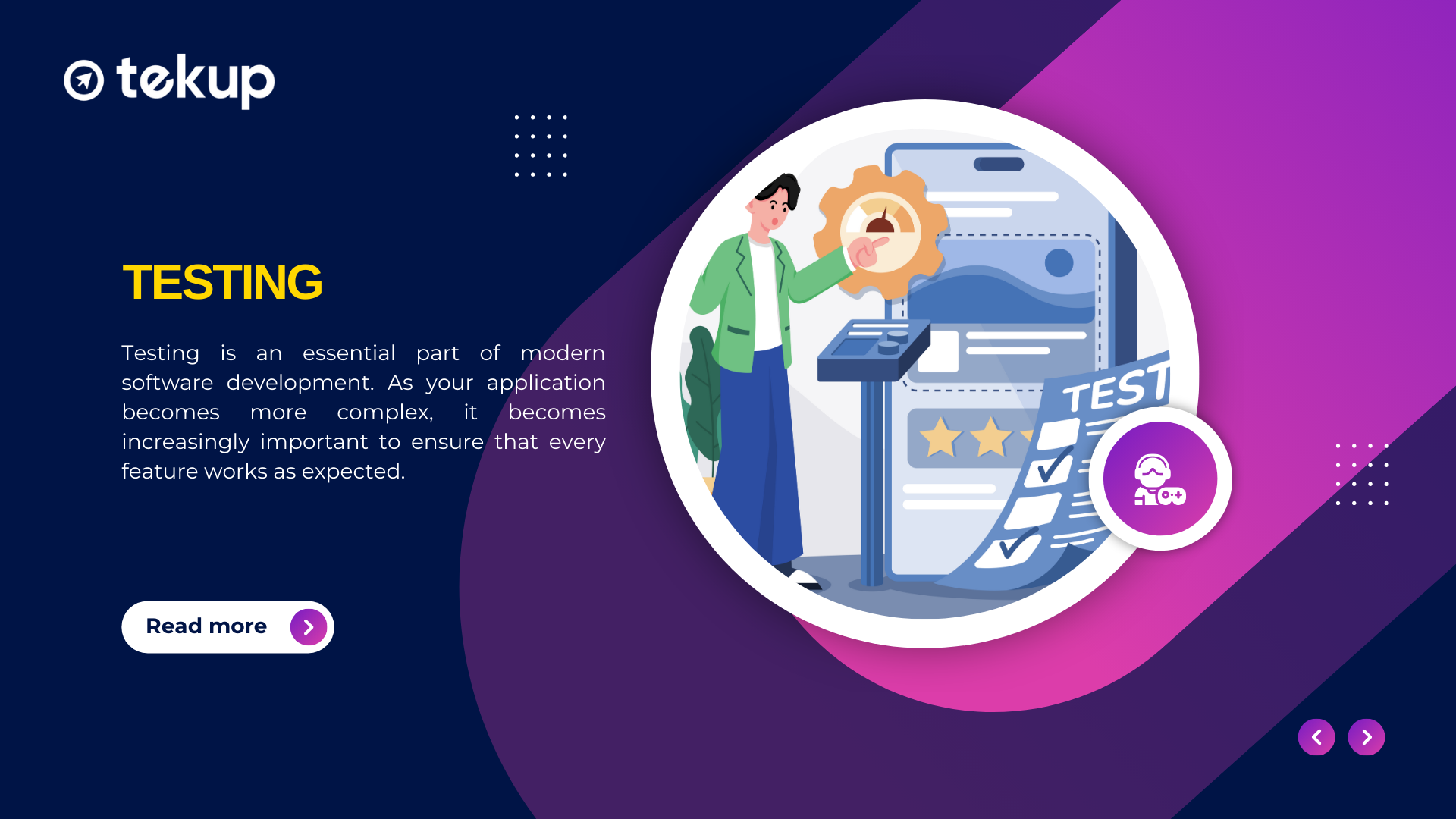 Testing is an indispensable part of modern software development.