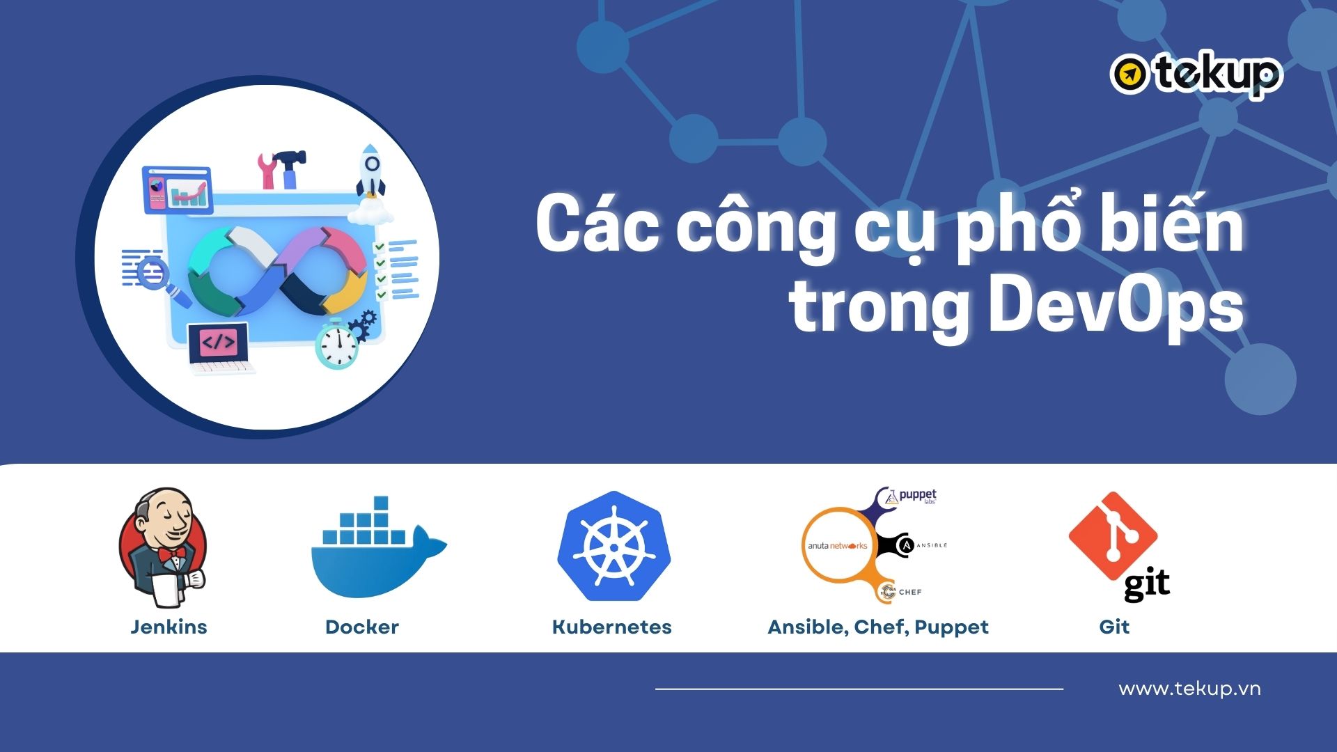 Các công cụ phổ biến hỗ trợ trong DevOps