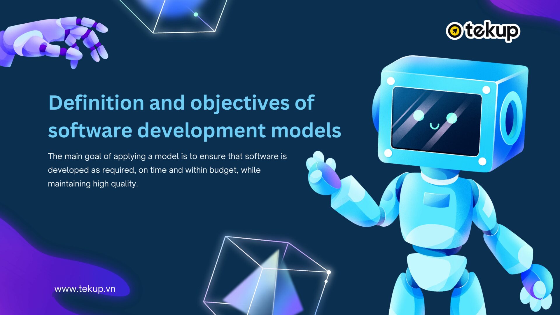 Dev Model 2 WHY DOES SOFTWARE DEVELOPMENT NEED TO FOLLOW A SPECIFIC MODEL? - Tekup JSC
