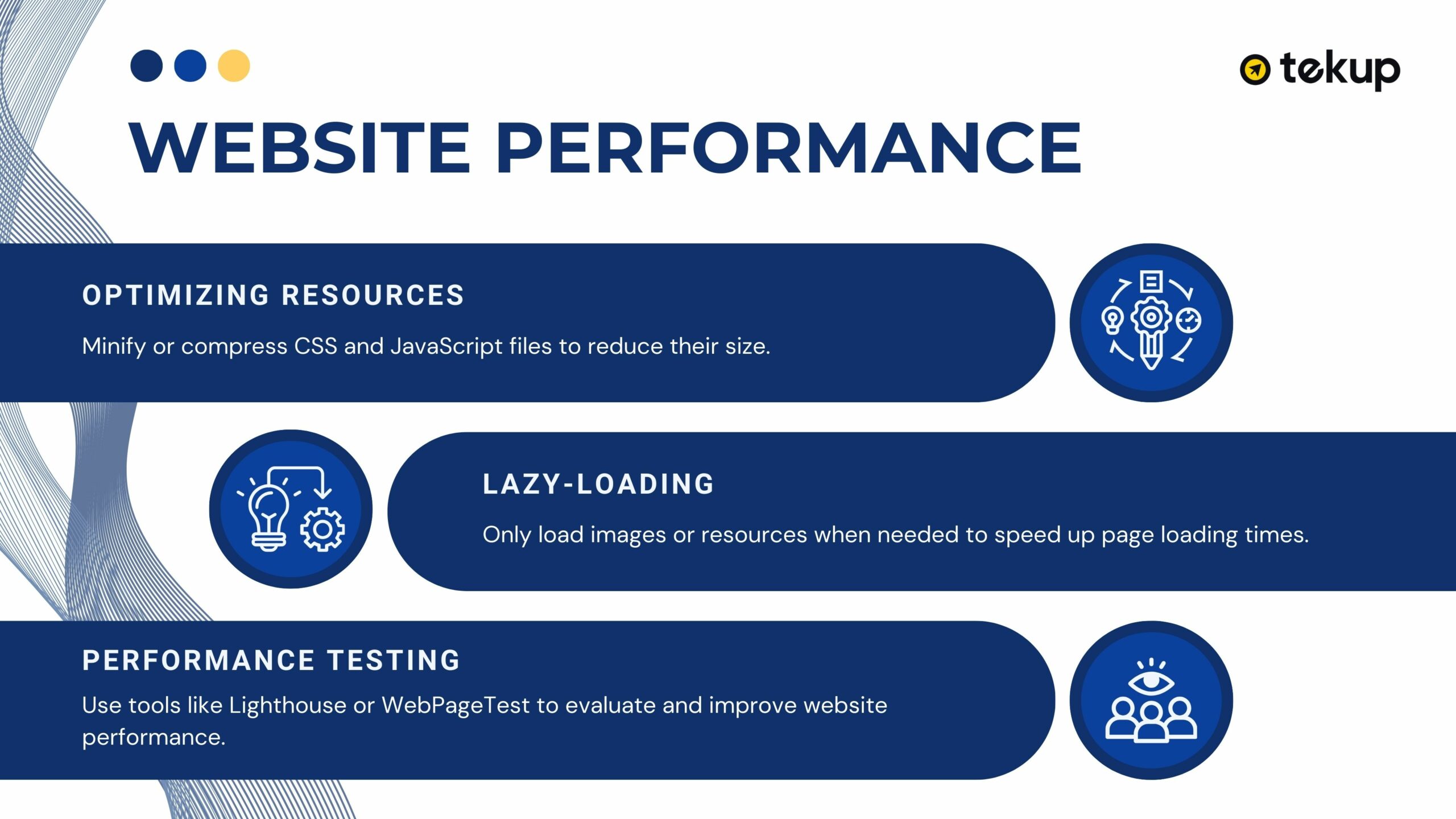 Performance is the key factor determining user experience.