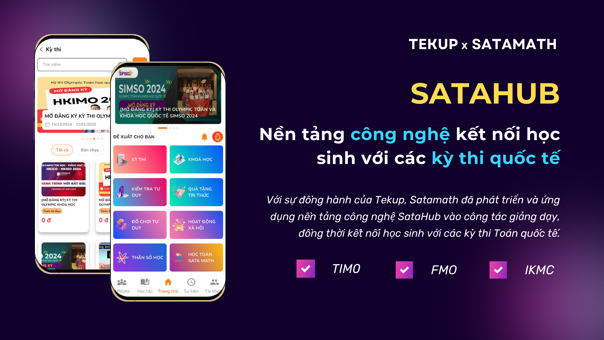 SataHub – Nền tảng công nghệ kết nối học sinh với các kỳ thi quốc tế