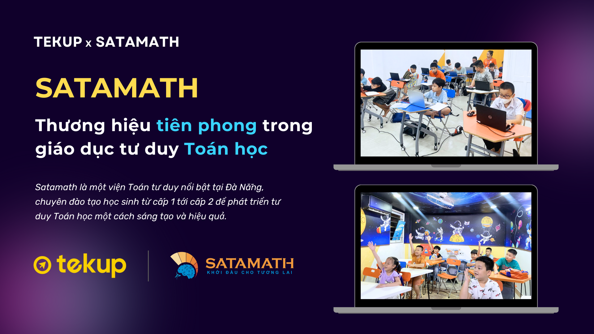 Satamath – Thương hiệu tiên phong trong giáo dục tư duy Toán học