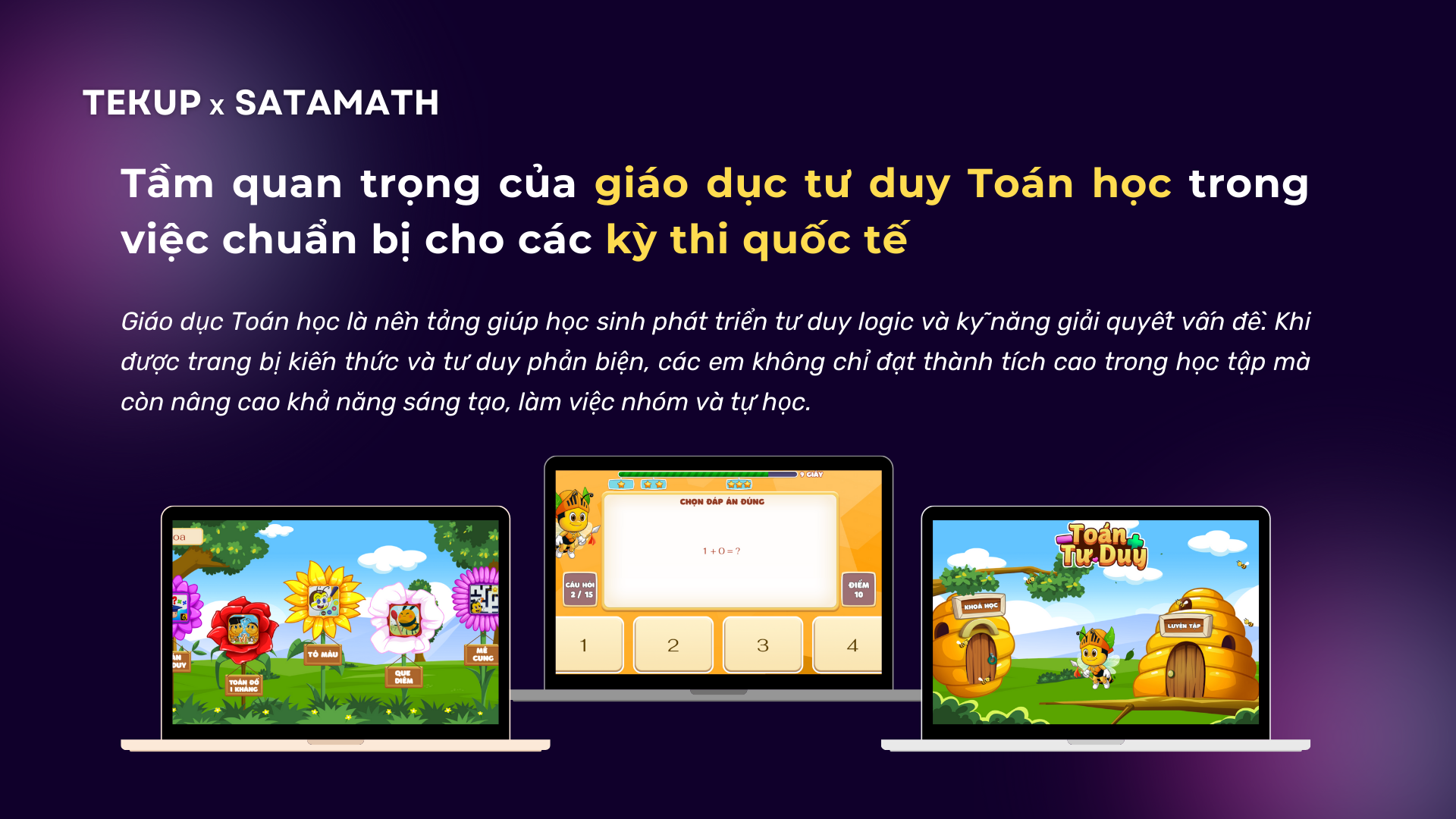 Tầm quan trọng của giáo dục tư duy Toán học trong chuẩn bị thi quốc tế