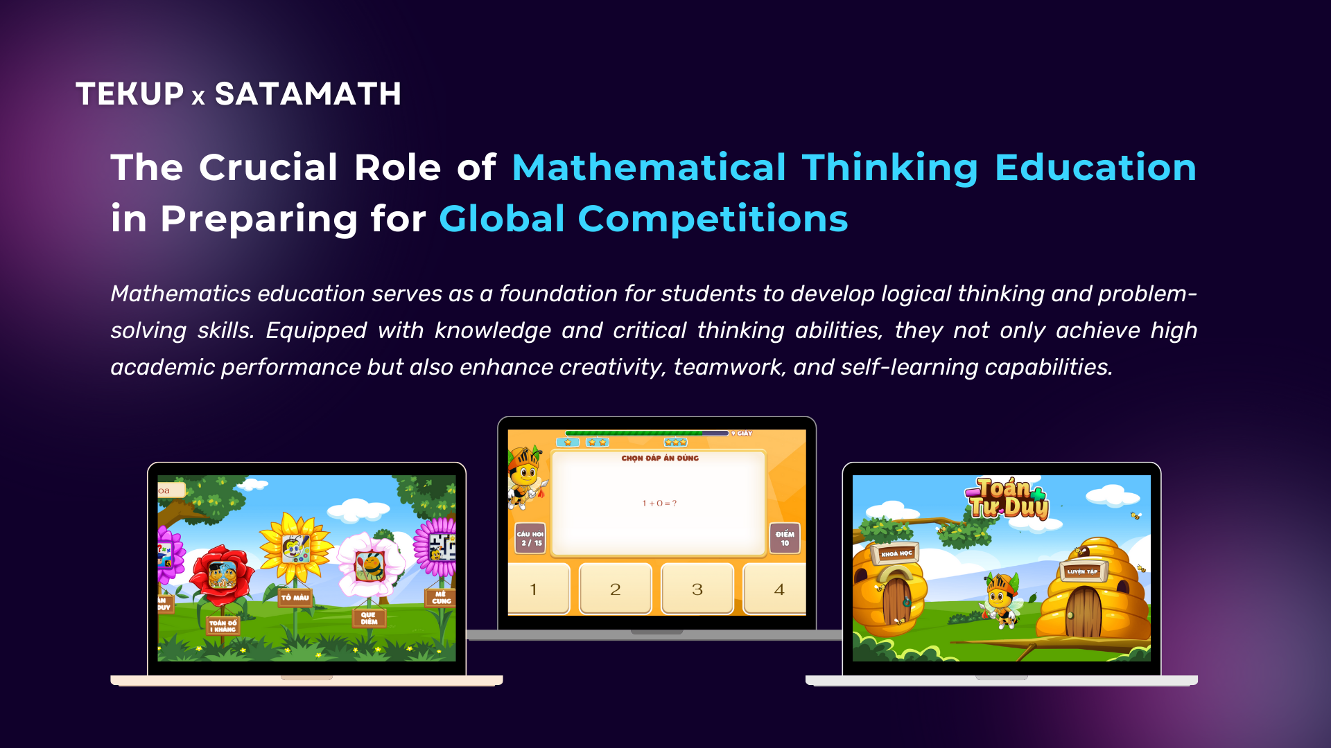 The importance of mathematical thinking education in international exam preparation