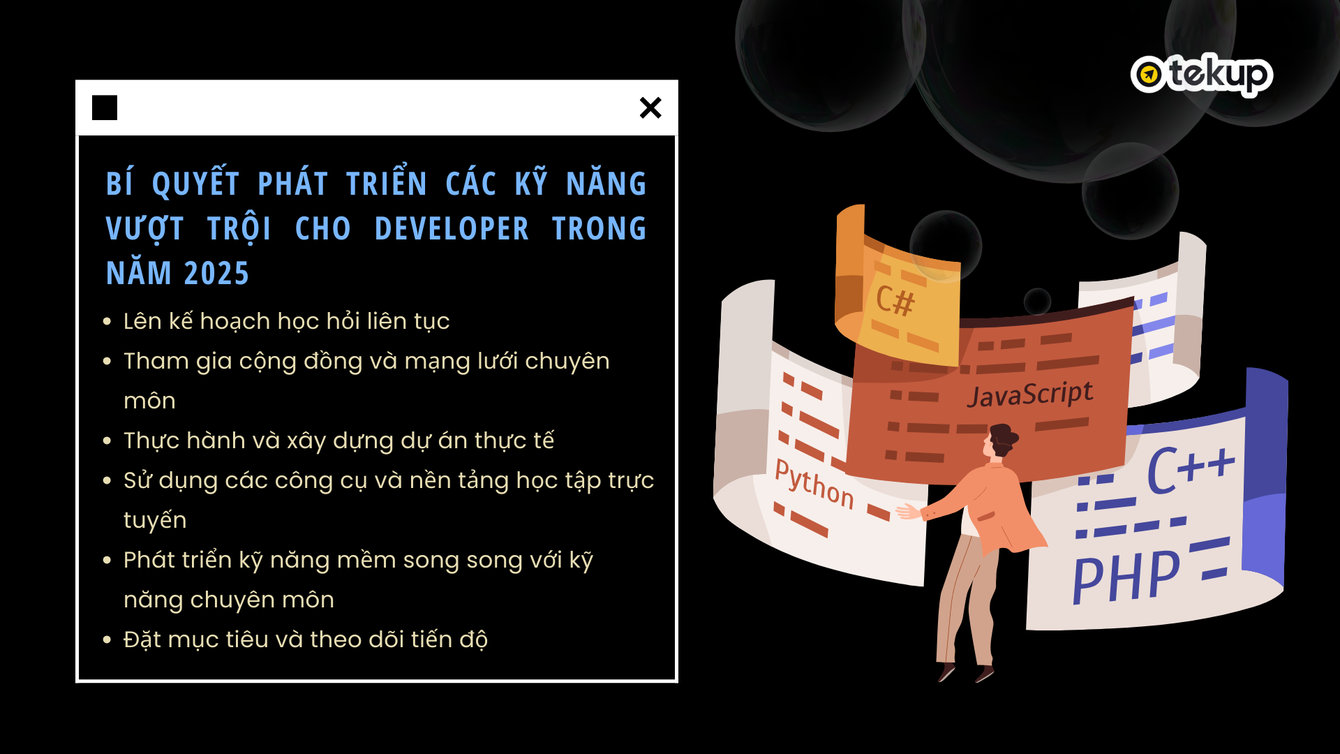 Bí quyết phát triển các kỹ năng vượt trội cho developer trong năm 2025