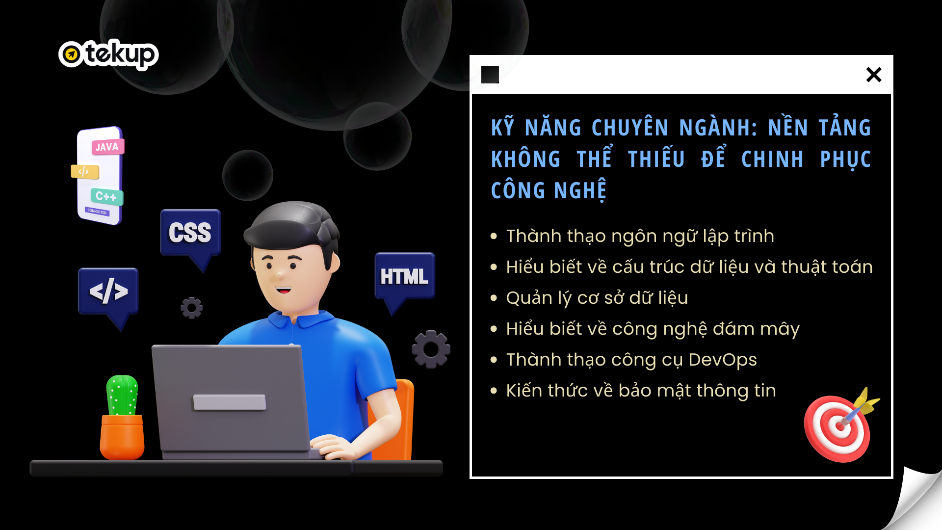 Kỹ năng chuyên ngành: Nền tảng không thể thiếu để chinh phục công nghệ