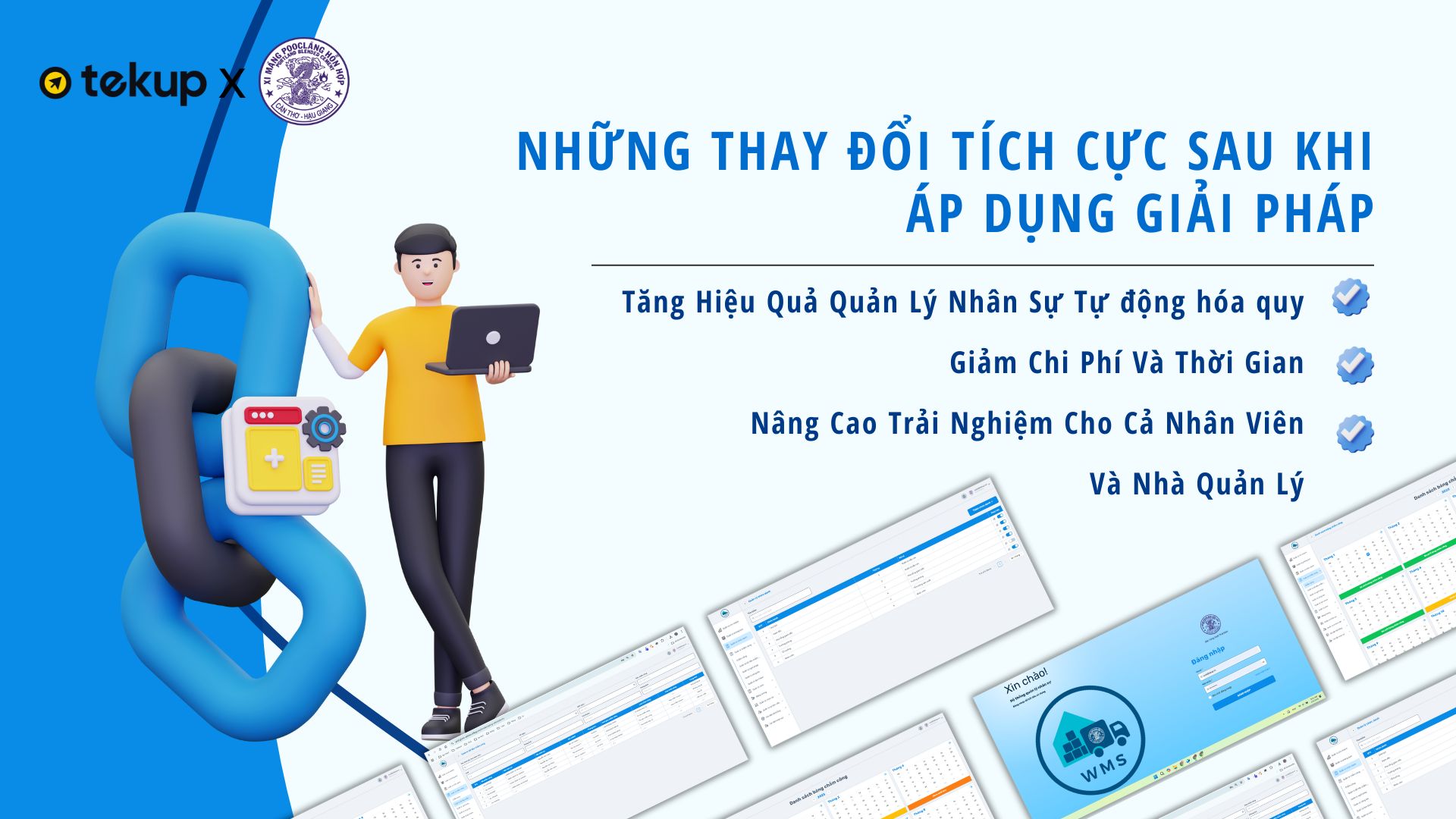 Những thay đổi tích cực sau khi áp dụng giải pháp