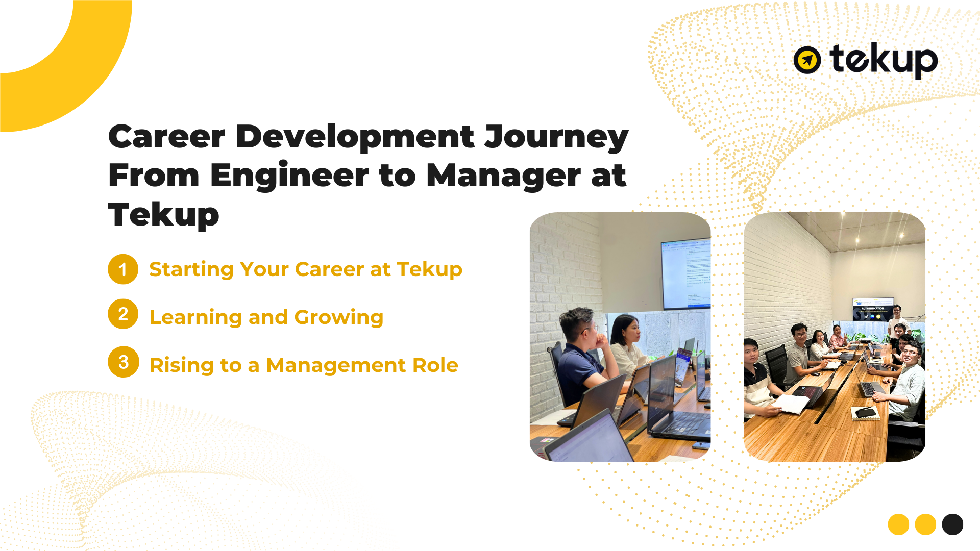 The journey from engineer to manager at Tekup